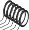 Teaaha 6 Rollen Whiteboard Zubehör Klebestreifen Schwarz Grid Band Markierbänder Whiteboard Linien Gridding Grafikband Whiteboard Klebeband Selbstklebend Markierungsband