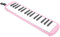 32 Tasti Melodica ABS IRIN Melodica Adatto per Principianti Pratica Borsa Strumento Musicale a Fiato Tastiera Armonica Nera (Rosa)