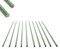 Toboli Sostegno piante 10 Tutori per piante giovani 120cm Ø11mm verde, metallo/plastica, Bastoni di supporto