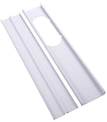 2 pcs 55-110cm Réglable Fenêtre Glissière Kit Plaque Climatiseur Pare-Vent Pour Climatiseur Portable