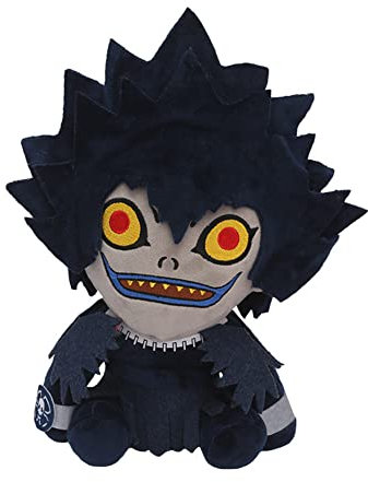 Zhongkaihua Death Note Kissen, 25 cm, Anime-Ryuuku-Kissen, Cartoon, niedlich, weich, Lawliet, L-Figur, gefülltes Kissen, Heimdekoration