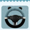 Flauschige Winter-Auto-Lenkradbezüge für Damen, weich, warm, Plüsch, niedlich, Auto-Innenzubehör für Fahrzeug, universal, rutschfest, flauschig, Standardgröße 34-39cm (Blau)