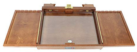 Jack Richeson Sienna Plein Air Malpalette Box (CT-PS-100) - Modern, Funktional - Braun - Hartglas