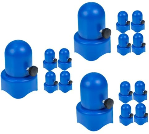 BESPORTBLE 15 Sätze Trampolinzubehör Kappen Trampolinstöcke für den täglichen Gebrauch kleine Stangenabdeckung Trampolin zubehör obere Abdeckung Komponente Lieferungen Geländer Schutz