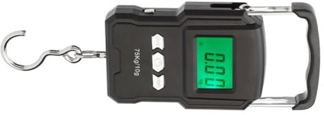 WRITWAA Waage mit Lcd-anzeige für Gepäck Kompakte Tragbare Digitalwaage für Reisen Camping und Angeln