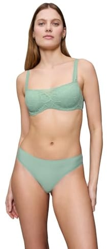 Triumph Body Make-Up Illusion Lace, Balconette-BH Damen, Blau (Misty Turquoise), 75E