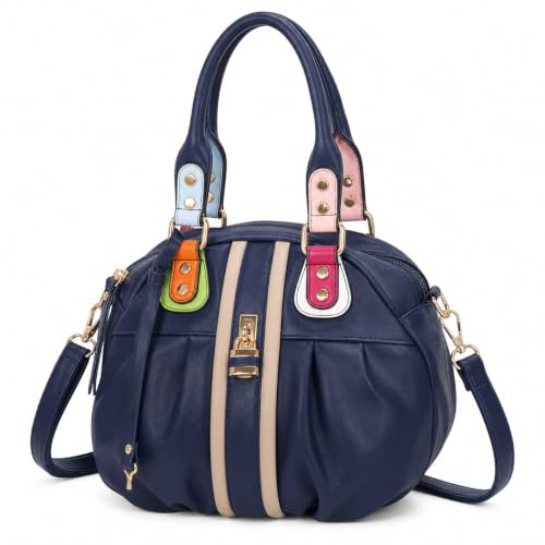 Superbia Women's Shoulder Bag, Soft Vegan Leather Hobo Handbag for Ladies, Large Hobo Bag with Multiple Pockets, Adjustable Detachable Strap, Everyday Work & Travel Bag