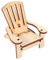 DRESSOOS Miniatur Holzstuhl Ornament Puppenmöbel Deko Für Miniaturhäuser Tiny Chair Für Kreative Fotografie Und Spielzeuggestaltung Niedliches Holzspielzeug Für Und Sammler