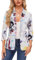 MINTLIMIT Giacca blazer da donna, color menta, manica increspata a 3/4, risvolto dentellato, un bottone, lunghezza standard, business e casual, taglia UK, X-graffiti, XL