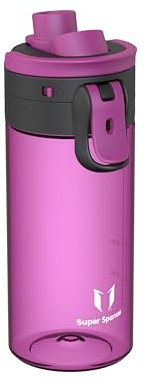 Super Sparrow Trinkflasche Kinder - Tritan Wasserflasche - 500ml - BPA-frei - Ideale Sportflasche - EIN-klick Schnellfluss TouchGulp Trinkflaschen - Leicht, Nachhaltig