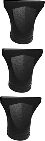Veemoon 3 Pezzi Ugelli Universali per Asciugacapelli - Diffusore e Concentratore in Plastica Nera - Compatibili con Phon per Styling Professionale e Asciugatura Veloce
