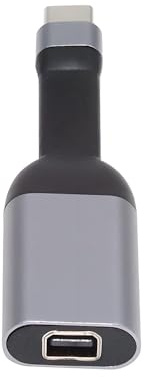 xiwai Adaptador USB-C a Mini DP (fuente tipo C 4K 60 Hz a receptor Mini Displayport), convertidor HDTV, cable plano ultrafino 1080p para computadora portátil, tableta y teléfono.