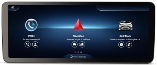 Erisin 12,3 Zoll 8 Kern Android 16 8+128GB Qualcomm Autoradio für Mercedes Benz C Klasse W205 GLC Klasse X253 C253 NTG 5.0 Wireless Carplay IPS WiFi Dab+ Android Auto Bluetooth 5.0 Touchscreen Canbus