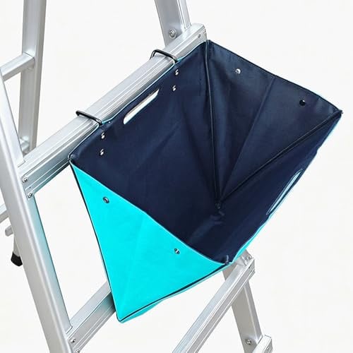 Asixxsix Leiter Werkzeugtasche, Oxford Tuch Heavy Duty Leiter Werkzeugbeutel mit elastischem Gurt und mehreren Taschen, für Schrittleitern, gerade Leitern, Verlängerungslettern
