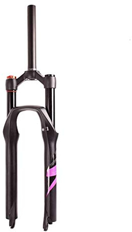 ZXGSXIOU Fourche Suspendue VTT 26, 27,5 et 29, Alliage de magnésium, débattement : 120 mm – Noir