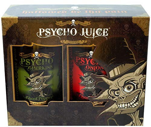 Psycho Juice Pickle Gift Box Combo1 (Onions & Gherkins)