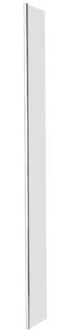Milano Portland - 300mm Chrome Hinged Shower Enclosure Return Screen