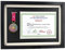 FTYYSWL A3 Größe Marathon Holz Medaillen Display Rahmen Kreative Abzeichen Montage Bilderrahmen Medaille Aufbewahrungsbox Set Up Wand Fotorahmen - C