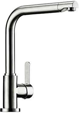 NABER 5021301 Einhebelmischer Portare 1 edelstahlfarbig, Hochdruck/Armate Servizio