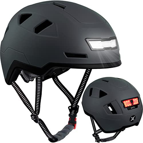 XNITO Bike Helmet with LED Lights - Urban Bicycle Helmet for Adults, Men & Women - CPSC & NTA-8776 Dual Certified - Class 3 E-Bikes, Scooters, Onewheel, Commuter, Mountain Bikes, MTB, BMX,