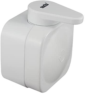 Vetrineinrete® Dispenser per sapone liquido porta sapone con ventosa da muro distributore portasapone da parete