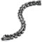 COOLSTEELANDBEYOND Biker Punk Grau Schwarz Vintage Edelstahl Link der Drachen Schuppe Herrenarmband Edelstahl-Armband，Poliert