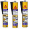 Lot de 3 mastics colle SIKA Sikaflex 11 FC+ Evolution - Noir - 300ml