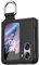 COQUE Étui pour Oppo Find N2 Flip,étui de téléphone à Anneau de lanière en Soie Mince avec Support vidéo à Anneau,étui de téléphone Pliable pour Oppo Find N2 Flip-Le Noir