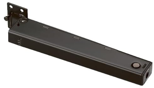 Barrier Components GC2000 Black Steel Gate Closer for Gates up to 50kg & 1000mm Wide, Face-Fixed, Gas Powered, Adjustable Speeds
