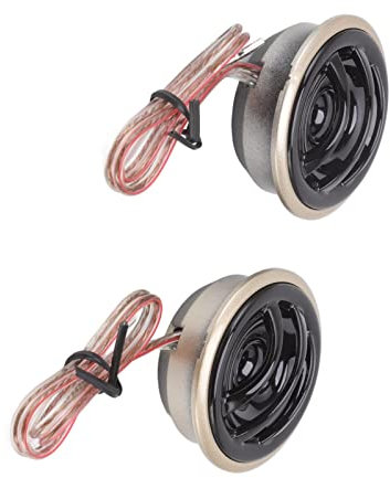 Kalotten-Hochtöner, Auto-Kalotten-Hochtöner, Auto-Audio-Hochtöner, Auto-Hochtöner, Auto-Lautsprecher, 1 Paar Soft-Kalotten-Hochtöner, 130 W, Hohe Empfindlichkeit, Eingebauter