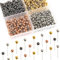 YIXISI 1000 Stücke Map Push Pins, Plastik rundköpfen Pinnadeln, Buntkopf Pushpins, Dekorative Reißzwecke, Markierungsnadeln, für Karte, Kork-Pinnwand, Markierung, 4 Farben