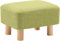 CaMbos Polsterhocker Fußhocker Sitzhocker Sofa hocker Stoff hocker Abnehmbarer Sitzbezug aus Baumwolle und Leinen, für Wohnzimmer Schlafzimmer Platz
