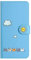 Nbziyoo Lovely Cats Phone Case for iPhone 13,Cute Cats/Sun Flip Wallet Case with Card Slots, Premium Magnetic PU Leather Cover for iPhone 13,Blue