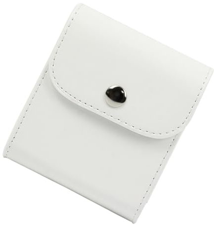 KICHOUSE Photo Bag for Instant Camera Film Accessories Pu Leather Photography Pack for Storing Square Photos Easy Open Buckle Closure Retro Style Design