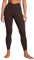 CRZ YOGA Damen Butterluxe Cross Waist Workout Leggings V Cross High Waisted Bauchkontrolle Gym Yoga Leggings - 64cm Heißes Fudge-Brown 38