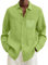 Linen Shirt Men's Long Sleeve Summer Linen Cotton Shirts Casual Shirts Business Shirt Regular Fit Summer Shirt Casual Vintage Beach Shirt Button Down Shirt Jacket Plain Loose Fit Shirt, mint green,