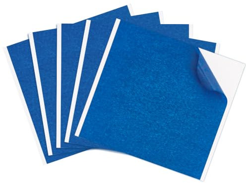 OLYCRAFT 20 hojas de impresora 3D, 16 x 15 cm, cinta de pintor azul para impresora 3D, cinta adhesiva sensible a la presión para impresora 3D, cama caliente, arte, laboratorio, etiquetado, decoración
