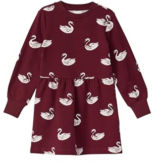 s.Oliver Kuscheliges Sweatkleid mit All-Over-Print