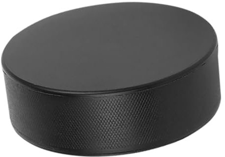 GALPADA Schwarzer Eishockeypuck aus PU für Training auf Eisflächen