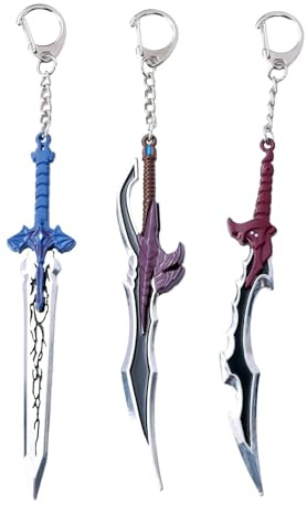 MayDee Solo Level Dolch Modell Schlüsselanhänger Jinwoo Solo Level Cosplay Accessories Anhänger - 3 Stück