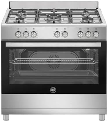 SE965EX24 Cuisinière à gaz avec four électrique 90 x 60 cm Inox Classe énergétique A