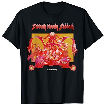Black Sabbath Official Sabbath Bloody Sabbath Bright T-shirt T-Shirt