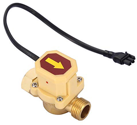 G1/2-G1/2 Thread Water Pump Adjustable Flow Sensor Pressure Automatic Control Switch 0.6Mpa 220V 1.5A