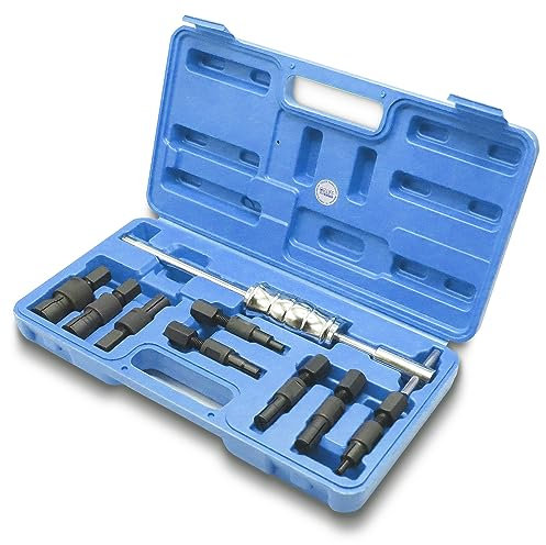 CCLIFE Kit di estrattori per Cuscinetti e boccole dei Cuscinetti Interni, Dotato di Martello Scorrevole 9 Pezzi
