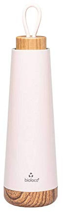 Chic Mic Unisex – Erwachsene Bioloco Loop Isolierflasche, Rosa, 7.5 cm x 28 EU