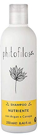 PHITOFILOS Pflegendes Shampoo mit Argan und Hanf, 250 ml, ECOBIO COSM002