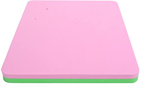 AUNMAS Tappetino in Schiuma Fondente, Tappetino Rettangolare in Spugna per Torta Fondente con 5 Fori per la Decorazione di Torte, Pasta Fai-da-Te/Fiore di Zucchero/Gomma/Cioccolato/Argilla Strumenti
