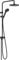 hansgrohe Vernis Blend Colonna doccia 200 1 tipo di getto Reno, nero opaco, 26272670