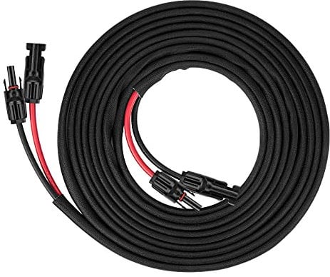 Geosiry 30FT 10AWG Solar Panel Extension Cable with Female and Male Connectors, Solar Cable for Solar Panels, Charge Controllers and Solar Generator (10AWG, 30FT)