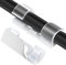 AGPTEK 30 Stück Kabelclips, Selbstklebende Kabelhalter für Schreibtisch, Netzkabel, Verlängerungskabel, TV-Kabel, LAN-Kabel, Kabelklemme Set mit Schrauben, keine Spur Kabelmanagement, Transparent